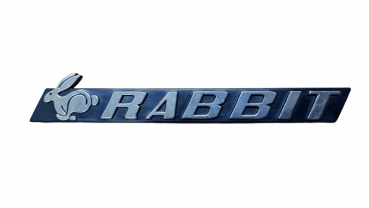 " Rabbit " Schriftzug für Heck 171 853 687 J    Golf 1