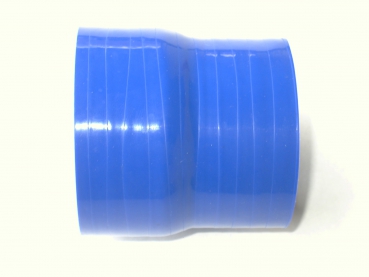 Silikonschlauch 70/63mm Reduzierungsstück gerade BLAU