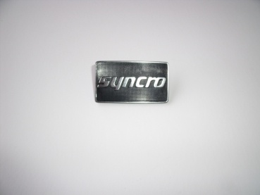 Golf 2 " Syncro " Emblem / Schriftzug für Kotflügel 191 853 688 K