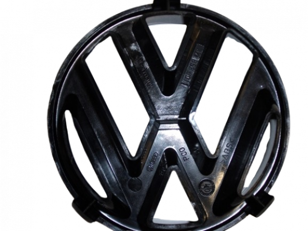 "VW" Zeichen schwarz für Kühlergrill 323 853 601 041