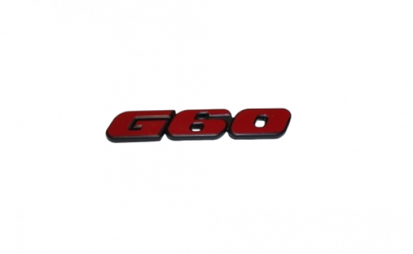 VW CORRADO G60 Emblem für Heck selbstklebend G60 Schriftzug 357 853 675 QN5, 535 853 675 QN5