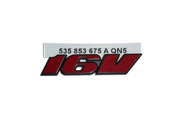 16V Emblem für Heck Corrado