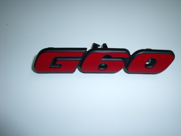VW Golf 2 G60 Emblem für Kühlergrill G60 Schriftzug 191 853 679 N QN5