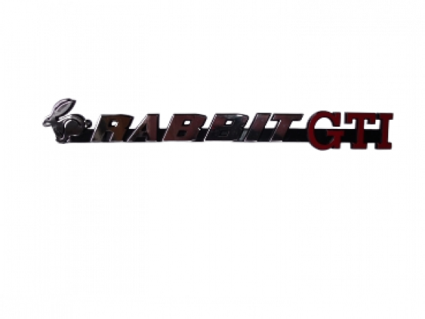 " Rabbit GTI" Schriftzug für Heck 171 853 687 AL GX2 Golf 1