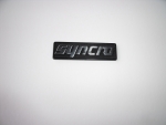 Original " syncro " Emblem für Armaturenbrett 191 853 691 GX2  Golf 2